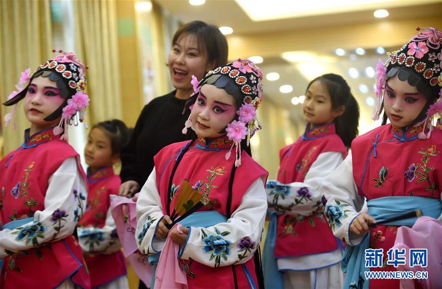 安徽瑤海:戲曲進校園 傳承在身邊