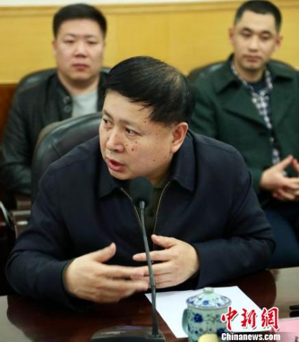 中國電影家協會秘書長饒曙光發言。 夏煜 攝